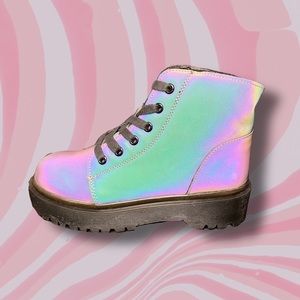 NEW YRU Slayr Reflective Combat Boots